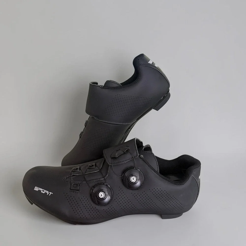Road Cycling Shoes Mtb Bicycle Sneakers Cleat Non-slip Men's Biking Shoes Sz 8.5